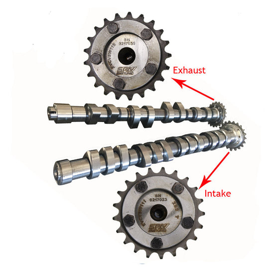 252 / 260 High Performance Camshaft set + FORGED HEAD STUDS SET OF 10 UNITS For VW/AUDI 1.8L 20V SPA TURBO USA