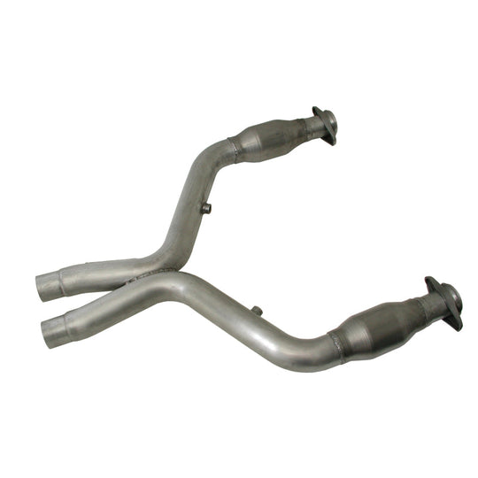 BBK 11-14 Mustang 5.0 Short Mid X Pipe With Catalytic Converters 3.0 For BBK Long Tube Headers BBK