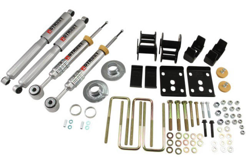 Belltech Lowering Kit 09-13 Ford F150 Ext Cab/Quad Cab Short Bed 2WD 2in or 3in F/4in Rear w/ Shocks Belltech