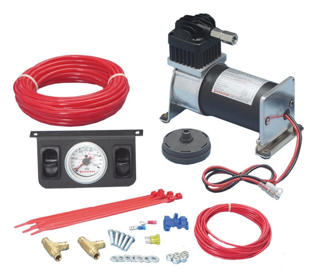 Firestone Air-Rite Air Command II Heavy Duty Air Compressor System w/Dual Analog Gauge (WR17602219) Firestone