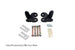 Belltech HANGER KIT 99-17 Chevy Silverado / GMC Sierra 1500 1in-2in Rear Lift Belltech