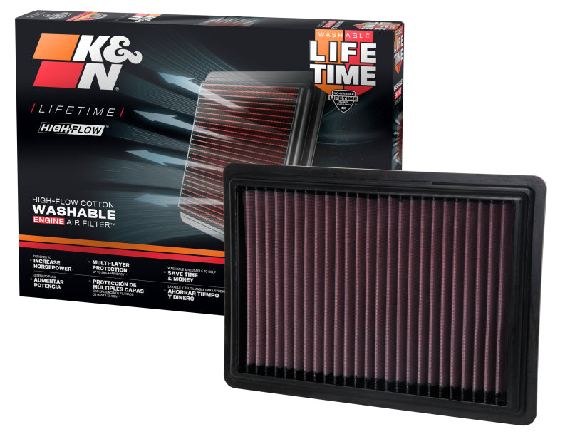 K&N 2019 Infiniti QX50 2.0L Replacement Drop In Air Filter - DFW Speed Syndicate