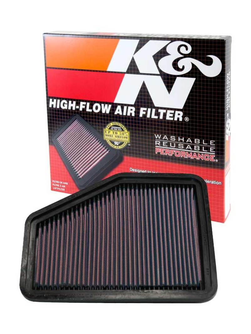 K&N 06 Lexus GS300 / 01-05 GS430 / 01-09 SC430 Drop In Air Filter - DFW Speed Syndicate