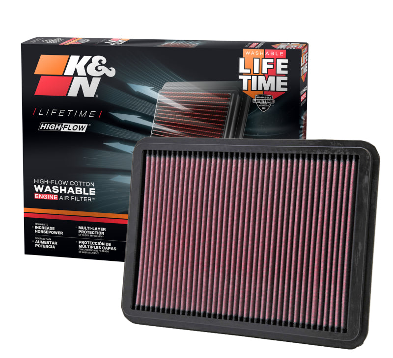K&N 04-09 Lexus GX470 4.7L / 02-08 Toyota 4Runner / 01-07 Sequoia / 00-06 Tundra Drop In Air Filter - DFW Speed Syndicate