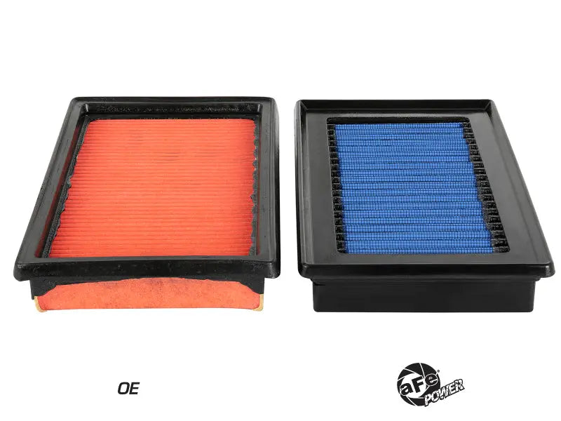 aFe MagnumFLOW OE Replacement Air Filter w/ Pro 5R Media (Pair) 14-19 Infiniti Q50 V6-3.5L/3.7L aFe