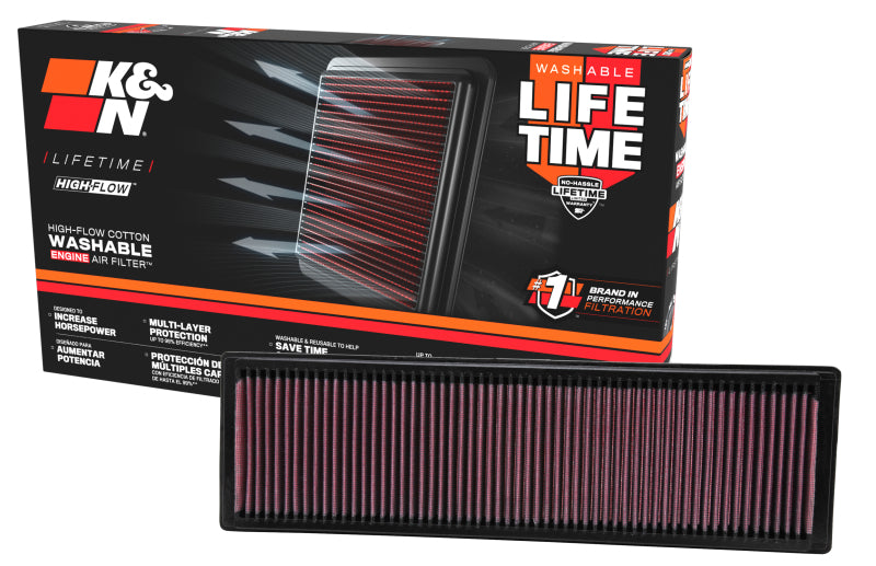 K&N Replacement Air Filter VOLKSWAGEN JETTA 2005-2010, RABBIT 2007-2009 2.5L L5 - DFW Speed Syndicate
