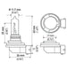 Hella Optilux H9 12V/100W XB Xenon White Bulb (pair) - DFW Speed Syndicate