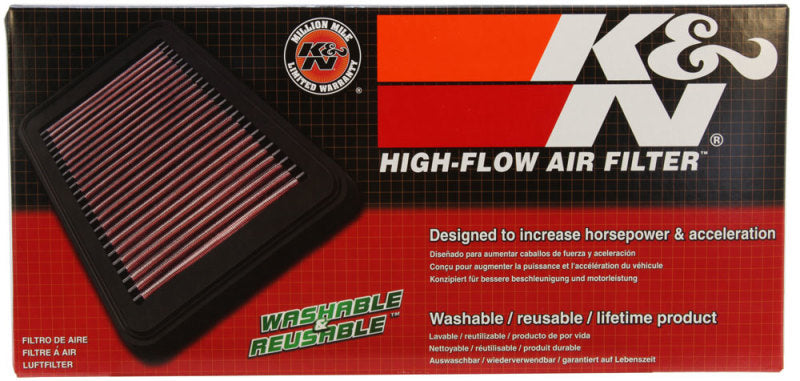 K&N 2019 Mercedes Benz E350 L4-2.0L F/I Replacement Drop In Air Filter - DFW Speed Syndicate