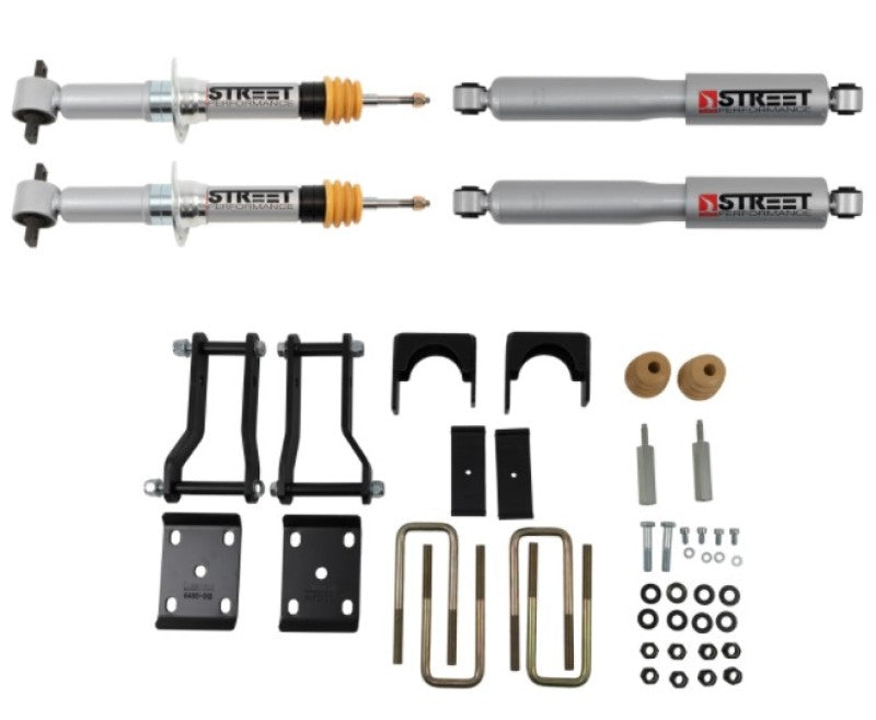 Belltech LOWERING Kit 2019+ Ford Ranger 2WD 2in Front/4in Rear Belltech
