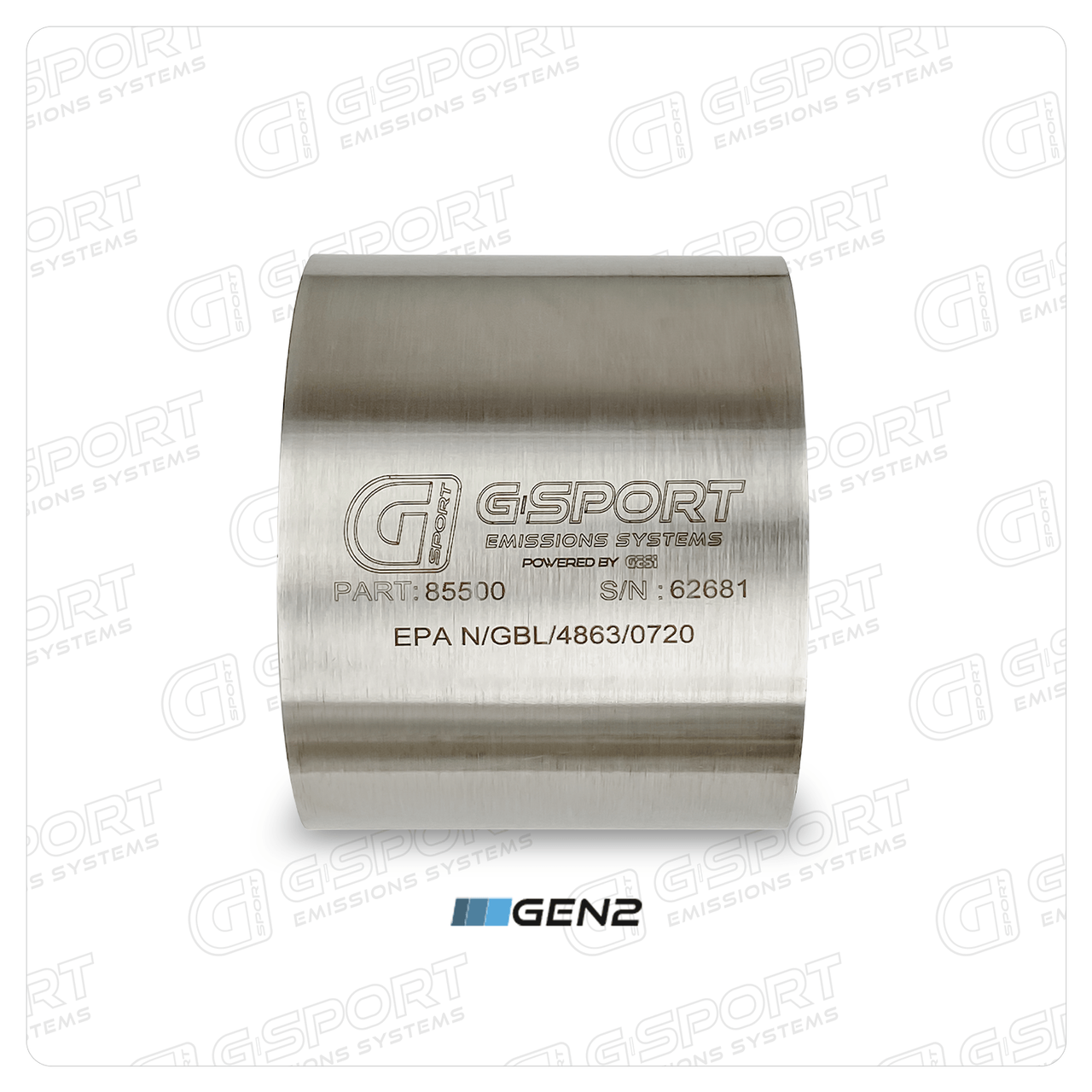 G-Sport Gen2 EPA Compliant Catalytic Converter Core - 5.000" Body x 4.000" Long (85500) Ace Race Parts