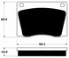 Porterfield Brake Pads for 1975 LOTUS ESPRIT w/Girling Cal. FR SPORT