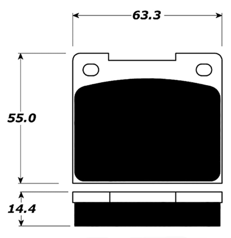 Porterfield Brake Pads for 1972 TRIUMPH SPITFIRE FR SPORT