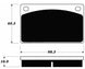 Porterfield Brake Pads for 1993 VOLVO 240/242/244/245 Series FR SPORT