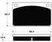Porterfield Brake Pads for 1989 VOLVO 240 Series FR SPORT