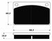 Porterfield Brake Pads for 1989 VOLVO 240/242/244/245 Series FR SPORT