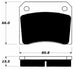Porterfield Brake Pads for 1983 JAGUAR XJ 6 FR SPORT
