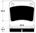 Porterfield Brake Pads for 1983 JAGUAR XJ 6 FR SPORT