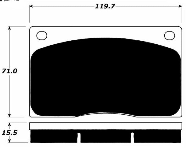 Porterfield Brake Pads for 1990 JAGUAR XJ-SC FR SPORT