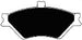 Porterfield Brake Pads for 1997 FORD CROWN VICTORIA Steel Piston FR SPORT