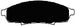 Porterfield Brake Pads for 1989 PONTIAC GRAND PRIX FR SPORT