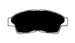 Porterfield Brake Pads for 1995 TOYOTA CELICA ST FR SPORT