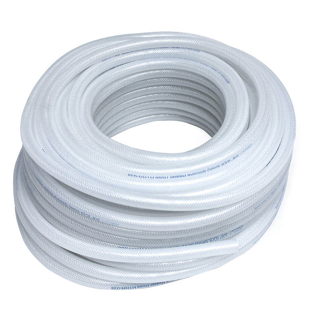 HPS High Tempearture Reinforced Clear Braided Silicone Hose Tubing FR SPORT