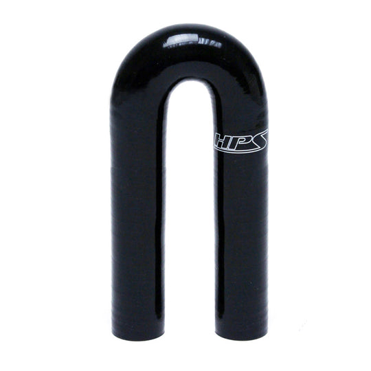 HPS 1-3/8" Silicone 180 Degree U Bend Elbow Coupler Hose, High Temp 4-ply Reinforced (35mm ID) FR SPORT