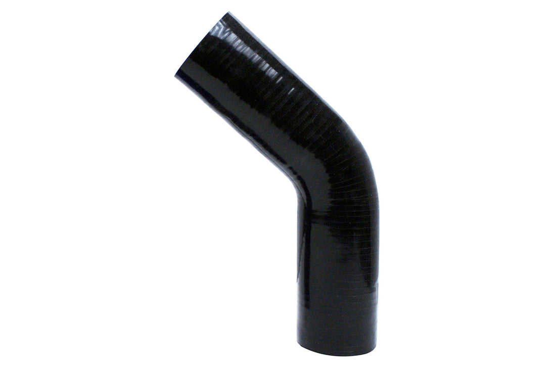 HPS 2-9/16" Silicone 45 Degree Elbow Coupler Hose, High Temp 4-ply Reinforced, 65mm ID FR SPORT