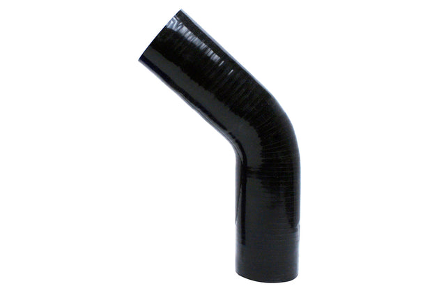 HPS 2-9/16" Silicone 45 Degree Elbow Coupler Hose, High Temp 4-ply Reinforced, 65mm ID FR SPORT