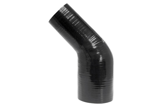 HPS 3" - 3-1/4" Silicone 45 Degree Elbow Reducer Coupler Hose, High Temp 4-ply Reinforced, 76mm - 83mm ID FR SPORT
