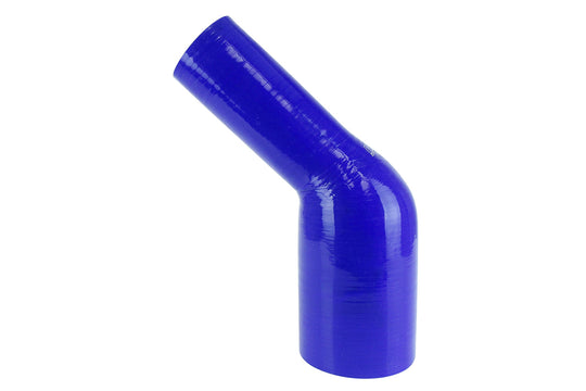HPS 2-1/2" - 4" Silicone 45 Degree Elbow Reducer Coupler Hose, High Temp 4-ply Reinforced, 63mm - 102mm ID FR SPORT