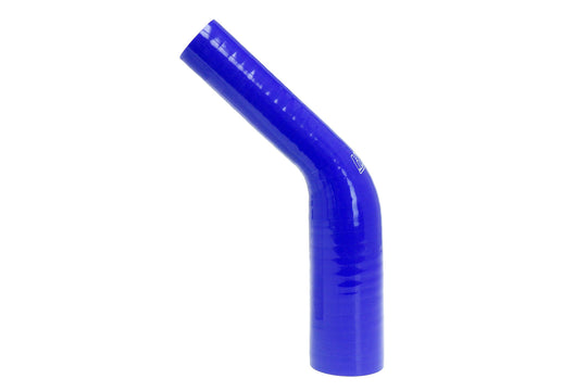 HPS 1-1/2" - 1-3/4" Silicone 45 Degree Elbow Reducer Coupler Hose, High Temp 4-ply Reinforced, 38mm - 45mm ID FR SPORT