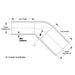 HPS 1-3/16" - 1-7/8" Silicone 45 Degree Elbow Reducer Coupler Hose, High Temp 4-ply Reinforced, 30mm - 48mm ID FR SPORT