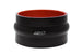 HPS High Temp Reinforced Silicone Single Hump Coupler Hose, Max. Temperature 350F, Black FR SPORT