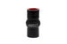HPS High Temp Reinforced Silicone Single Hump Coupler Hose, Max. Temperature 350F, Black FR SPORT