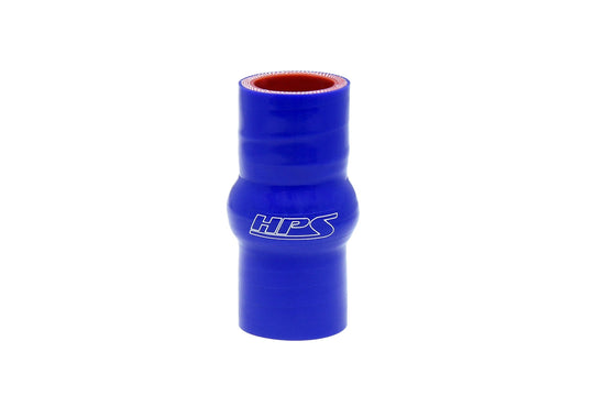 HPS High Temp Reinforced Silicone Single Hump Coupler Hose, Max. Temperature 350F, Blue FR SPORT