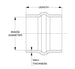 HPS 4" Silicone Single Hump Coupler Hose Hot Side, Ultra High Temp 4-ply Aramid Reinforced, Max. Temperature: 500F FR SPORT