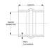 HPS 4" Silicone Single Hump Coupler Hose Hot Side, Ultra High Temp 4-ply Aramid Reinforced, Max. Temperature: 500F FR SPORT