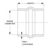 HPS High Temp Reinforced Silicone Single Hump Coupler Hose, Max. Temperature 350F, Black FR SPORT