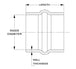 HPS High Temp Reinforced Silicone Single Hump Coupler Hose, Max. Temperature 350F, Black FR SPORT