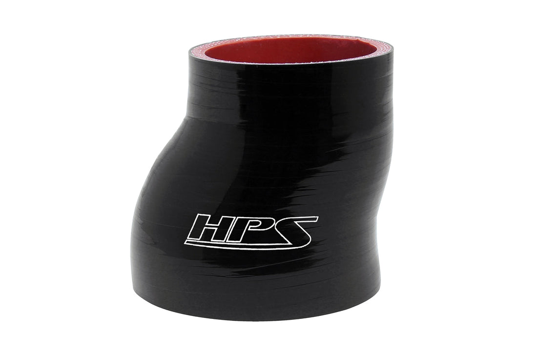 HPS 3" - 3-1/2" Silicone Offset Reducer Coupler Hose, High Temperature 4-ply Reinforced FR SPORT
