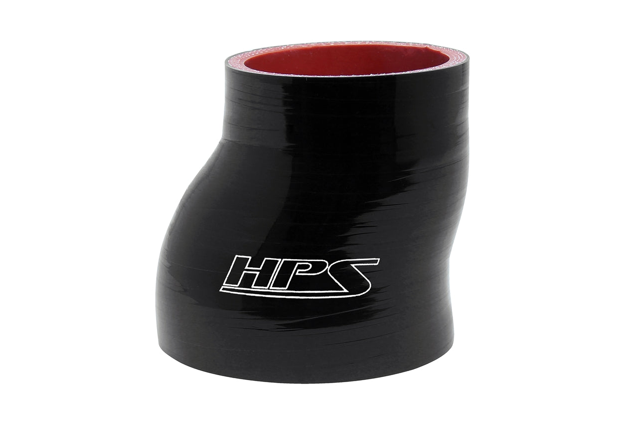 HPS 2-1/2" - 3-1/2" Silicone Offset Reducer Coupler Hose, High Temperature 4-ply Reinforced FR SPORT