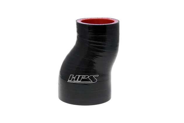 HPS 2-3/8" - 2-3/4" Silicone Offset Reducer Coupler Hose, High Temperature 4-ply Reinforced FR SPORT