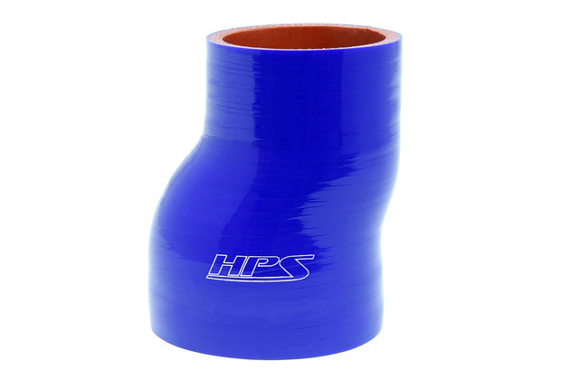 HPS 3-3/4" - 4" Silicone Offset Reducer Coupler Hose, High Temperature 4-ply Reinforced FR SPORT