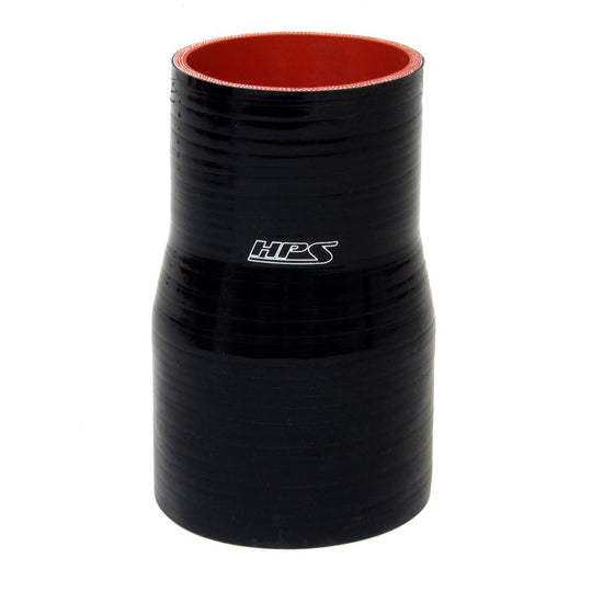 HPS 3" - 4-1/2", Silicone Straight Reducer Coupler Hose, High Temp 4-ply Reinforced, 76mm - 114mm FR SPORT