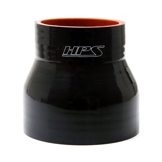 HPS 2-1/8" - 2-1/4", Silicone Straight Reducer Coupler Hose, High Temp 4-ply Reinforced, 54mm - 57mm FR SPORT
