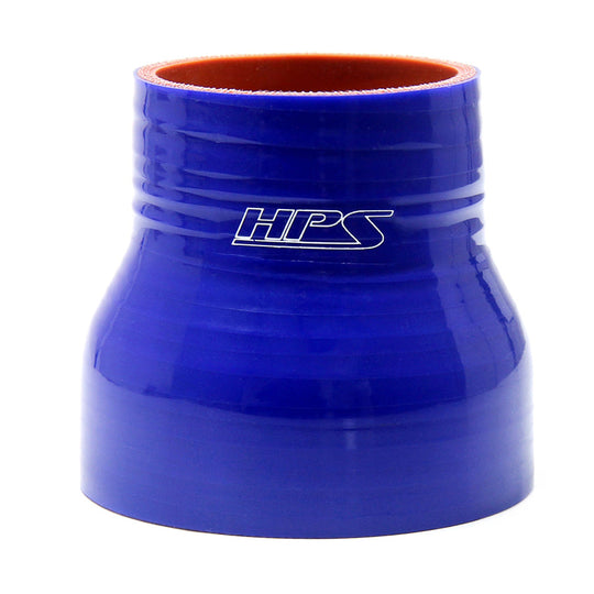 HPS 1-5/8" - 2-1/8", Silicone Straight Reducer Coupler Hose, High Temp 4-ply Reinforced, 41mm - 54mm FR SPORT