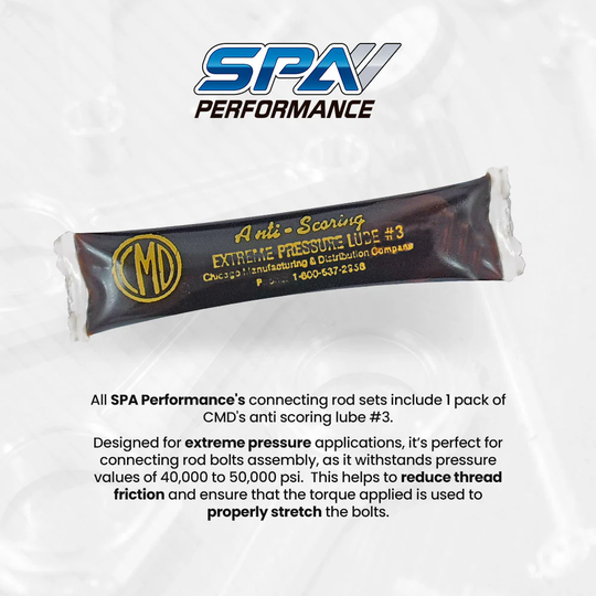 VW 144mm x 20mm High Performance Basic Connecting Rod Set 3/8" bolt (600hp) SPA TURBO USA