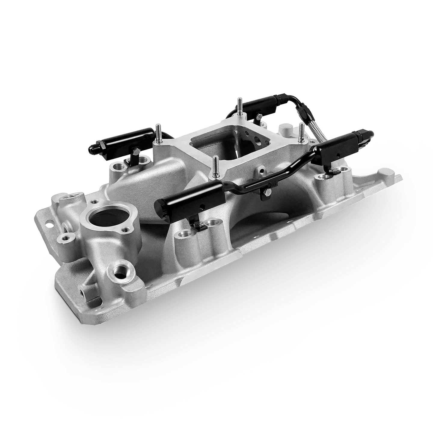 Aces Fuel Injection, Inc. Intake Manifold SBC 350 Multi-Port Manifold w/4150 Style Flange