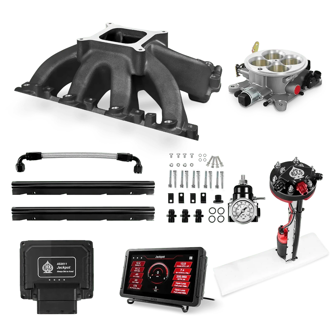 Jackpot LS EFI System - Master Kit with Tight Fit In-Tank Pump Module Aces EFI B2B